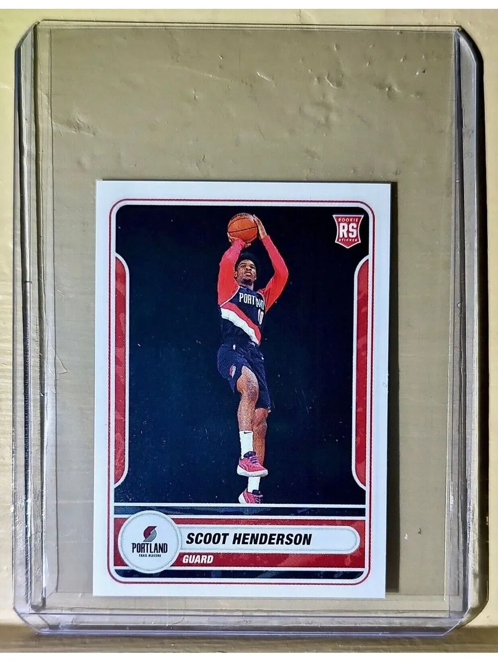 2023-24 Scoot Henderson Panini NBA Basketball #444 Sticker Trail Blazers